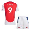 Maillot de Supporter Arsenal G. Jesus 9 Domicile 2024-25 Pour Enfant